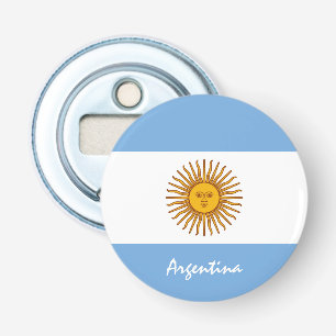 アルゼンチン国旗とアルゼンチンパーティー/スポーツドリンク 栓抜き