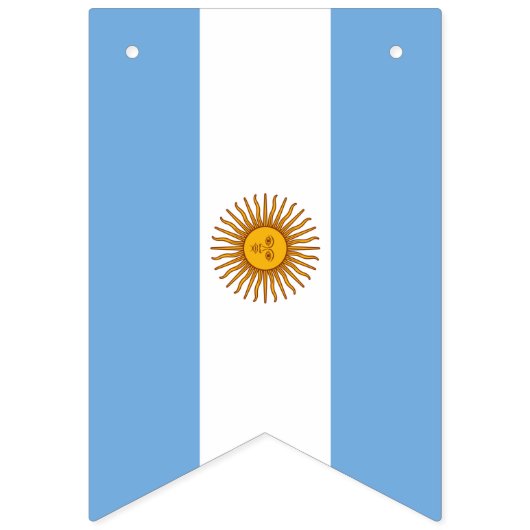 アルゼンチン国旗とパーティーアルゼンチンのバナー/結婚式 バンティングフラッグ (第1の旗)