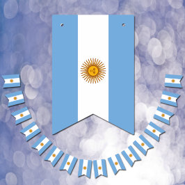 アルゼンチン国旗とパーティーアルゼンチンのバナー/結婚式 バンティングフラッグ