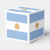 アルゼンチン国旗のエンブレム フェイバーボックス (裏面サイド)