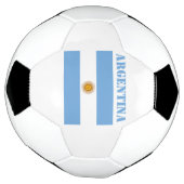 アルゼンチン国旗のサッカーアルゼンチンブルー サッカーボール (回転)