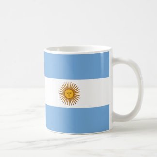 アルゼンチン国旗のセラミックマグカップ コーヒーマグカップ