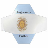 アルゼンチン国旗のデザイン サッカーボール (フラット)