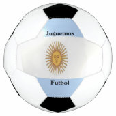 アルゼンチン国旗のデザイン サッカーボール (正面)