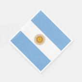 アルゼンチン国旗のナプキン スタンダードランチョンナプキン (角)