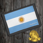 アルゼンチン国旗のファッション、アルゼンチンの愛国者/スポーツ ナイロン三つ折りウォレット<br><div class="desc">財布：アルゼンチン&アルゼンチン国旗のファッション – 私の国を愛し、旅行の贈り物、おじいちゃん誕生日、国の愛国者/スポーツファン</div>