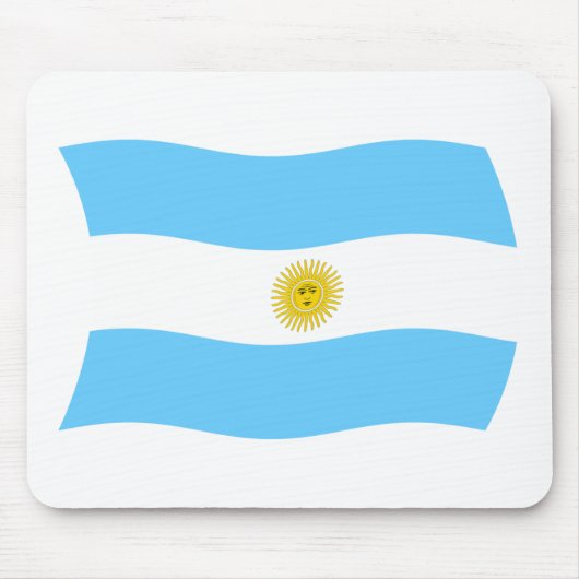 アルゼンチン国旗のマウスパッド マウスパッド (正面)