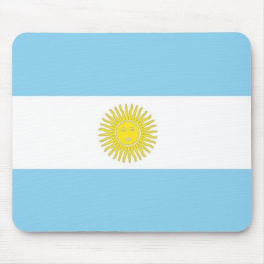 アルゼンチン国旗のマウスパッド マウスパッド (正面)