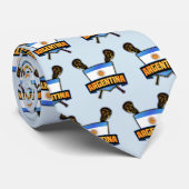 アルゼンチン国旗のラクロスネクタイ ネクタイ (ロール)