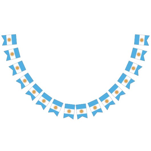 アルゼンチン国旗の国のプライドギフト バンティングフラッグ (全)