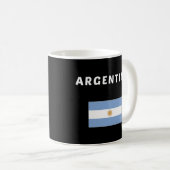 アルゼンチン国旗の土産アルゼンチン コーヒーマグカップ (正面右)