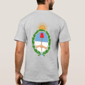 アルゼンチン国旗の独立性お祝い Tシャツ (裏面)