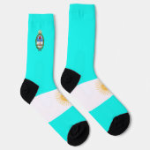 アルゼンチン国旗の紋章 ソックス (右)