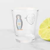 アルゼンチン国旗の話すペンギンさんショットグラス ショットグラス (裏面)