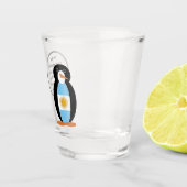 アルゼンチン国旗の話すペンギンさんショットグラス ショットグラス (右)