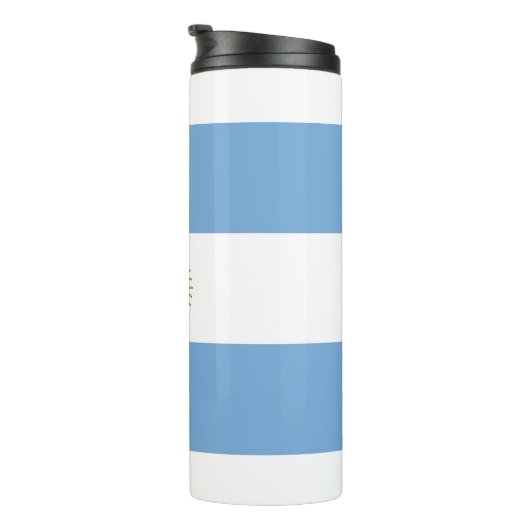 アルゼンチン国旗を持つサーマルタンブラー タンブラー (回転右)