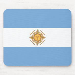 アルゼンチン国旗を持つマウスパッド マウスパッド