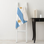 アルゼンチン国旗を持つ愛国的シェルパ毛布 シェルパブランケット (インサイチュ)