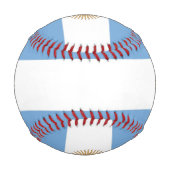 アルゼンチン国旗を持つ愛国野球 野球ボール (裏面)
