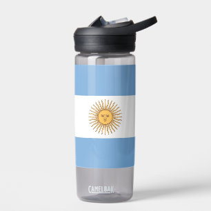 アルゼンチン国旗を掲げたウォーターボトル ウォーターボトル