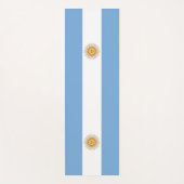 アルゼンチン国旗を掲げた愛国的なヨガマット ヨガマット (正面)