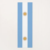 アルゼンチン国旗を掲げた愛国的なヨガマット ヨガマット (裏面)