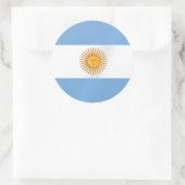 アルゼンチン国旗アルビケテスの贈り物 ラウンドシール (バッグ)