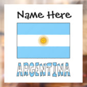アルゼンチン国旗カスタマイズ商品 ウィンドウサイン (シート2)
