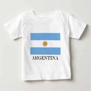 アルゼンチン国旗バンデラ・デ・アルゼンチン ベビーTシャツ