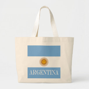 アルゼンチン国旗バンデラ・デ・アルゼンチン ラージトートバッグ