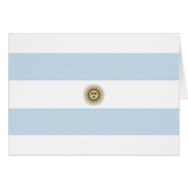 アルゼンチン国旗 (正面横)