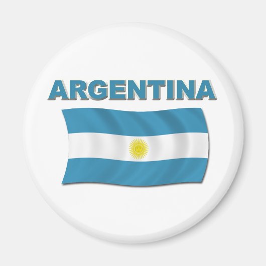 アルゼンチン国旗1 マグネット (正面)