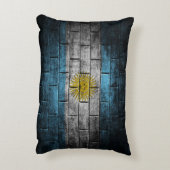 アルゼンチン国旗 アクセントクッション (裏面(縦))