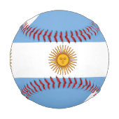 アルゼンチン国旗・アルゼンチンのスポーツ/野球ボール 野球ボール (正面)