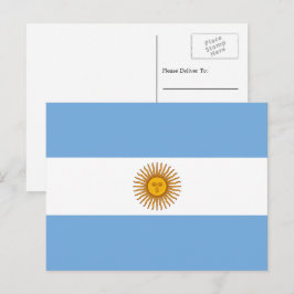 アルゼンチン国旗、アルゼンチン国旗 ポストカード
