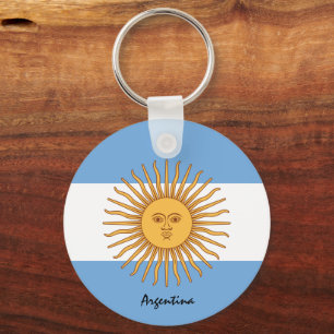 アルゼンチン国旗・アルゼンチン愛国者/スポーツ キーホルダー