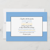 アルゼンチン国旗、アルゼンチ結婚ン国旗 招待状 (正面)