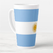 アルゼンチン国旗 カフェラテマグ (左アングル)
