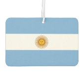 アルゼンチン国旗 カーエアーフレッシュナー (裏面)