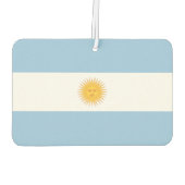 アルゼンチン国旗 カーエアーフレッシュナー (裏面)
