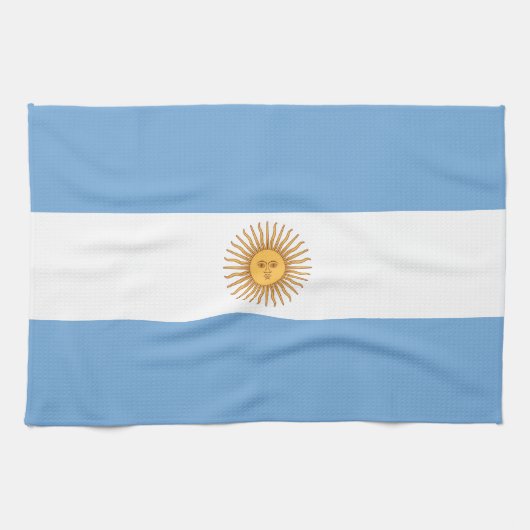 アルゼンチン国旗 キッチンタオル (横)