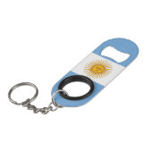 アルゼンチン国旗 キーホルダー栓抜き (正面アングル)