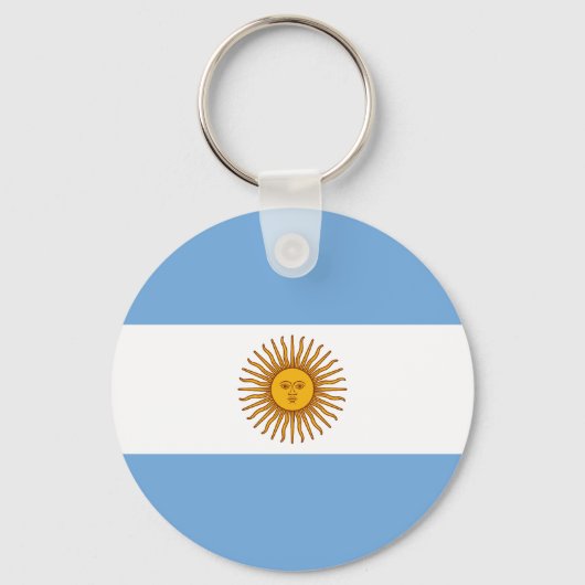 アルゼンチン国旗 キーホルダー (正面)