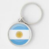 アルゼンチン国旗 キーホルダー (正面)