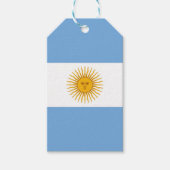 アルゼンチン国旗 ギフトタグ (正面)