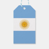 アルゼンチン国旗 ギフトタグ (裏面)