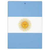 アルゼンチン国旗 クリップボード (裏面)