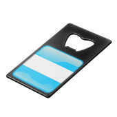 アルゼンチン国旗 クレジットカード栓抜き (裏面アングル)