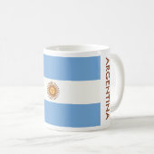 アルゼンチン国旗 コーヒーマグカップ (正面右)