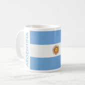 アルゼンチン国旗 コーヒーマグカップ (正面左)